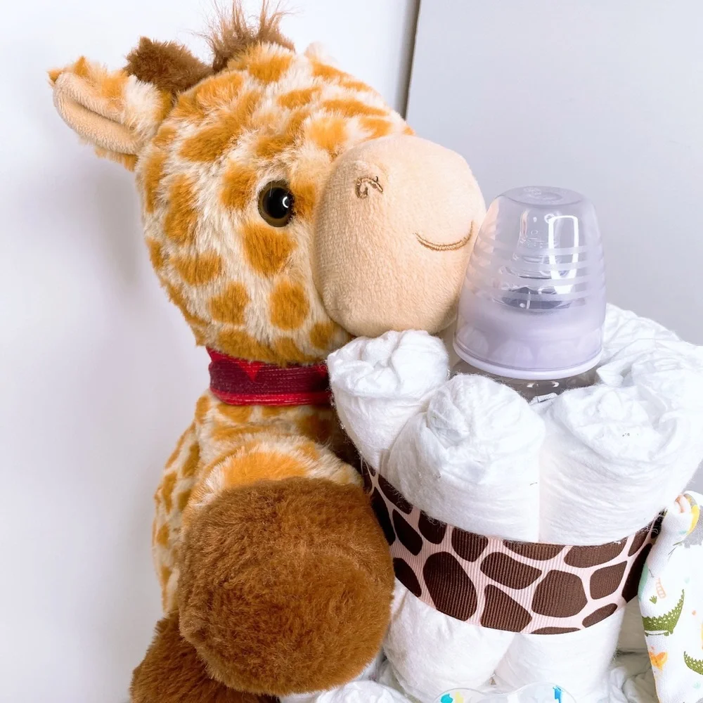 Giraffe Diaper Cake